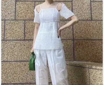 르 쉘 블루 팬시 트위드 베이비 인형 상의