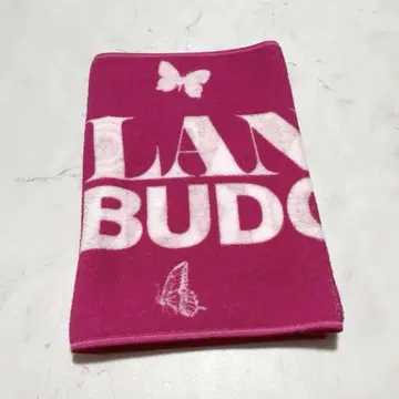 LANA 무도관 페이스 타월 핑크