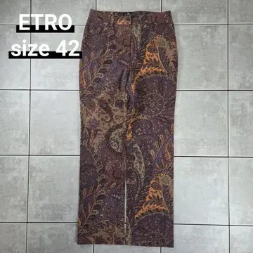 ETRO paisley pants 에트로 밀라노 페이즐리 팬츠 올 패턴