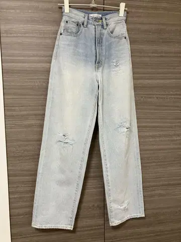 moussy HW BLEACHED LOOSE STRAIGHT 23인치
