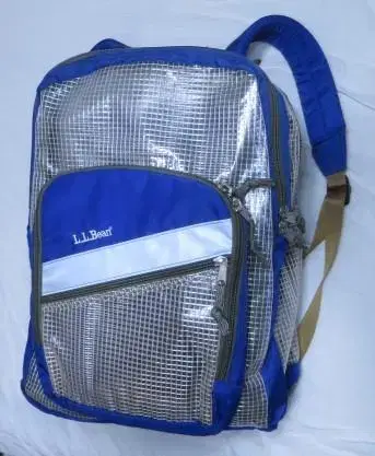 90s L.L.Bean 백팩 북 팩 32L 비닐