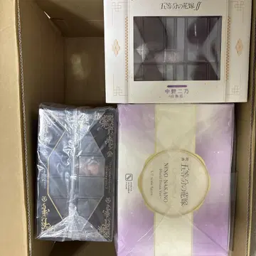5등분의 신부 나카노 니노 프리미엄 피규어 3개 세트