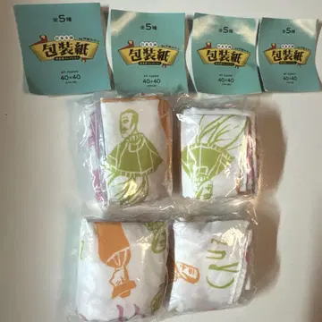 일본 전국 포장지 보자기 컬렉션 오바마 식량 나가사키현 4개