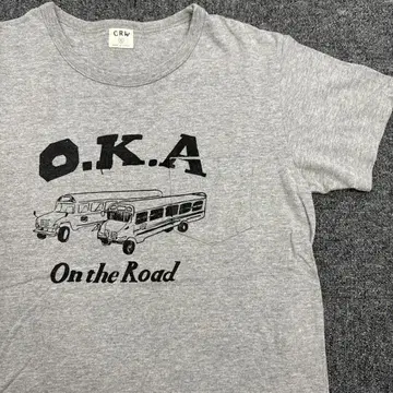 O.K.A 티셔츠 그레이