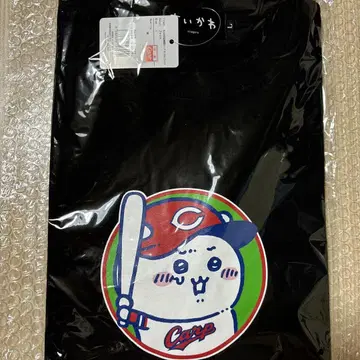 치이카와 카프 티셔츠 블랙 L 사이즈