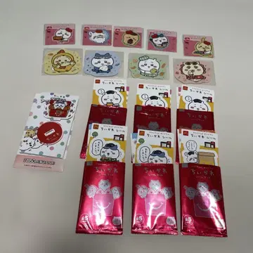 치이카와 (먼작귀) 훼미리마트 아크릴 스탠드 스티커 맥스 스티커 세트