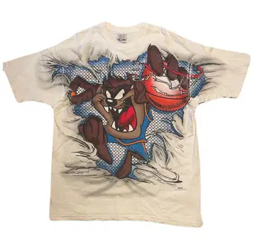 90s USA제 TAZ 타즈 티셔츠 농구 LOONEY TUNES