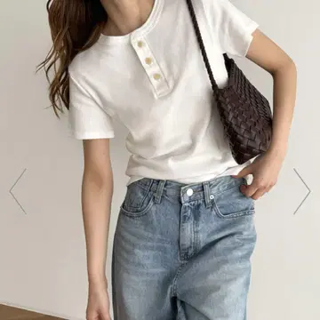 CANAL JEAN Elmar 반팔 티셔츠 (화이트)