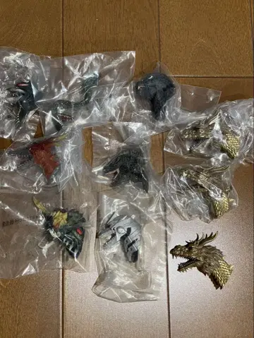 고질라 제일복권 몬스터 헤드 마그넷 피규어 10종 세트