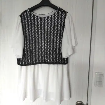 택 포함 새상품 4L 블라우스