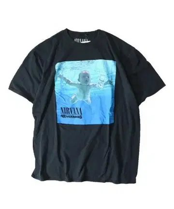 NIRVANA 닐바나 티셔츠 블랙 구제 의류