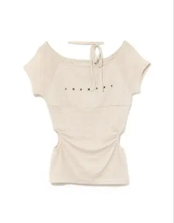 ANDMARY 앤드 마리 Mary logo ribbon tops