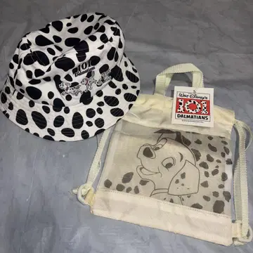 디즈니 RESORT 101마리 강아지 모자 메쉬 백 2개 세트