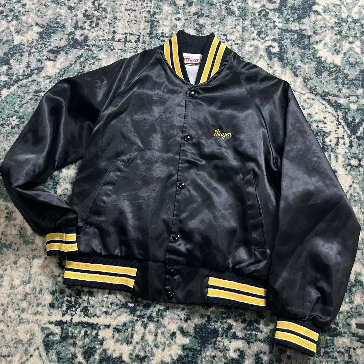 90s HartWell Usa 바시티 코치 자켓(XS)