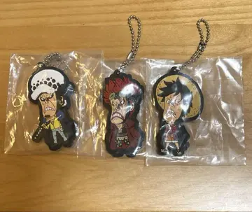 ONEPIECE 제일복권 러버 마스코트 3선장 삐죽이 세트