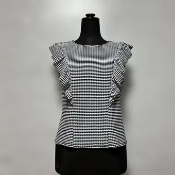 LENTILLE 프릴 슬리브리스 탑 일본제