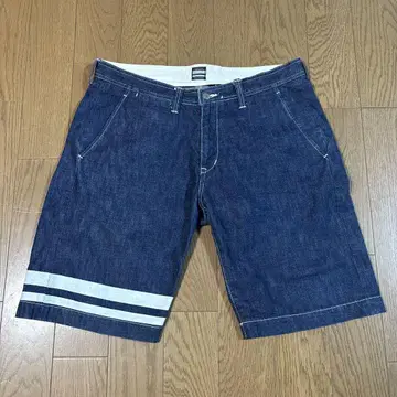 모모타로 청바지 출진 모델 데님 하프 팬츠 W32