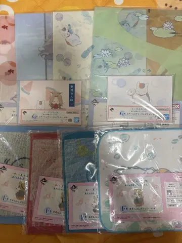 제일복권 나츠메 우인장 G상 컴프&F상 4종