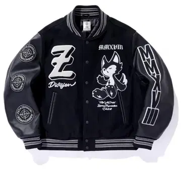 미사용 새상품 L 사이즈 ZETA MASCOT VARSITY JACKET