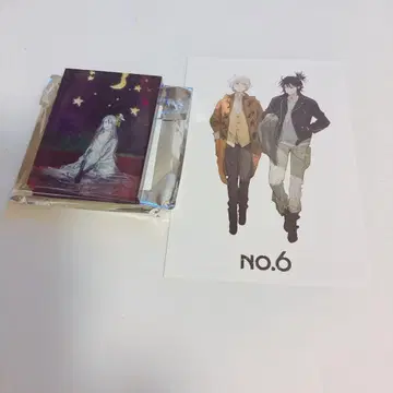 NO.6 노이타미나 카페 콜라보 아크릴 블록 혜택 쥐, 보라색