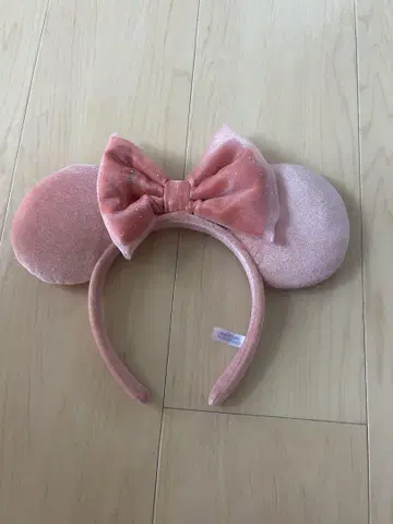 미니 귀 머리띠 핑크