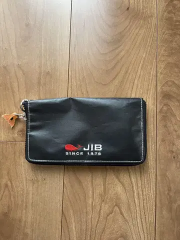 JIB 블랙 장지갑 지퍼