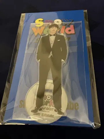 SnowMan 아크릴 스탠드 스노와 와타나베 쇼타