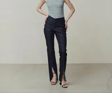 아이레네 핑킹컷 데님 핑킹컷 데님