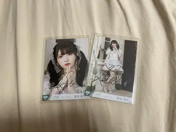 노이미 브로마이드 스가나미 미레 모브노데레라 자필 사인