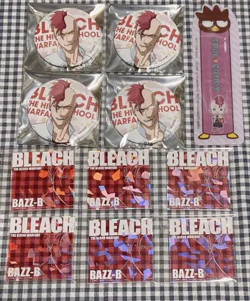 BLEACH 버즈비 캔뱃지 반짝이는 아크릴 카드