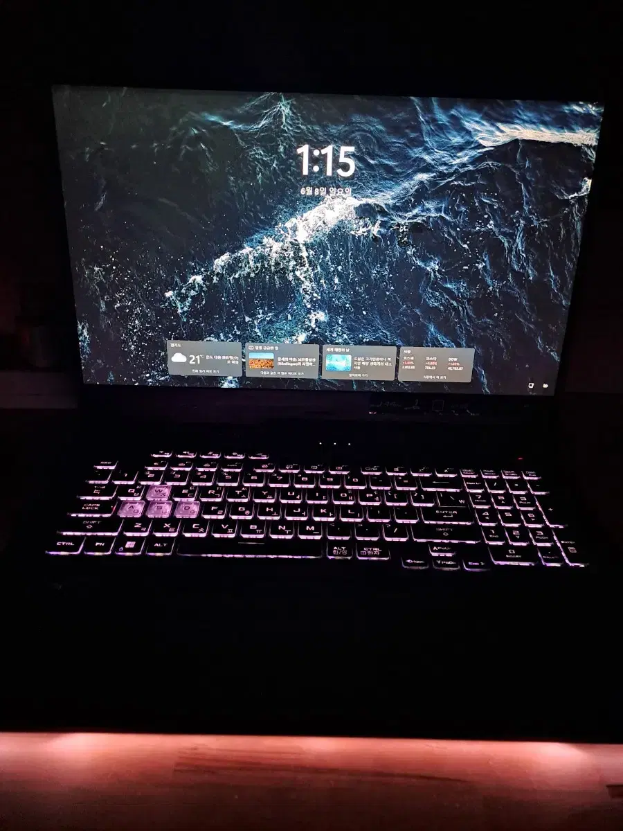 ASUS ROG STRIX G17 17인치144hz 게이밍노트북 팝니다