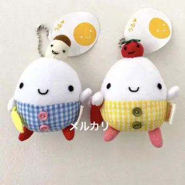 시나다 우후 마스코트 봉제 인형 S 달걀 SHINADA 2개 세트