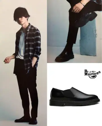 후지와라 모토오 착용 Dr. Martens 루이스 28cm UK9