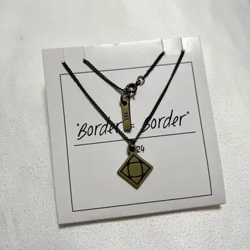 Border=Border 목걸이 XIIX TenTwenty