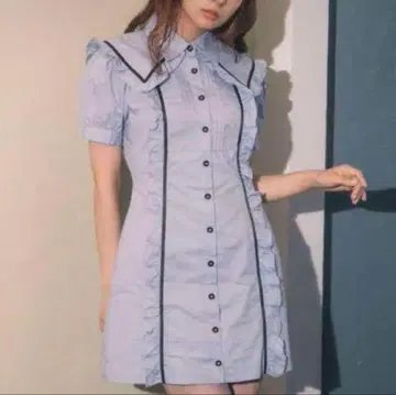 버블스 bubbles 세일러 원피스 미니 원피스