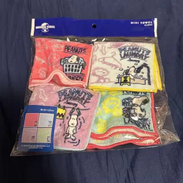 스누피 미니 타월 4종 세트 USJ