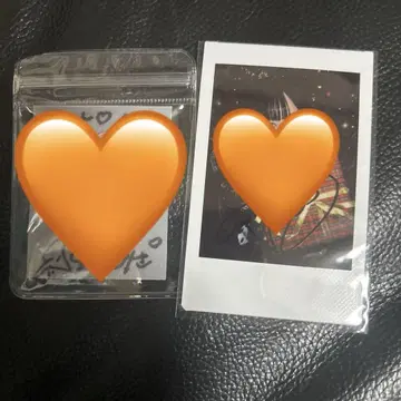 타카미네 나데시코 히가시야마 에리사 부적 사인 포함 폴라로이드