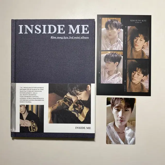 김성규 미니 3집 INSIDE ME B ver앨범 성규 포카 스티커 포함