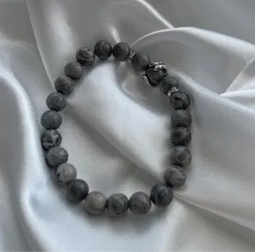 GIBOUS GIBOUS SNAKE JAPAMALA GRAY 팔찌