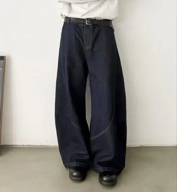 와이드 레그 데님 커브 데님 배기 데님 인디고 노멀 코어 y2k