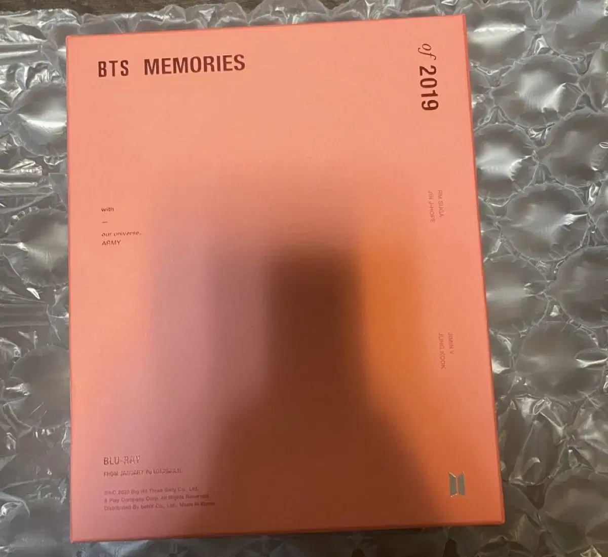 BTS 2019 메모리즈 블루레이