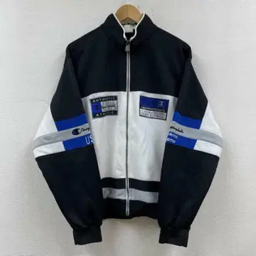 Champion 레어 디자인 빈티지 트랙 자켓 저리 O