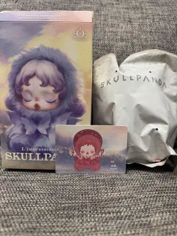 스컬 팬더 SKULLPANDA 봉제 인형 blossom