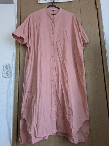 사만사 모스모스 반팔 원피스 핑크