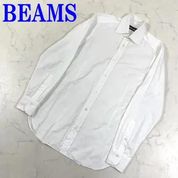 BEAMS 빔즈 긴팔 셔츠 화이트 코튼 계열 15/38 C3361