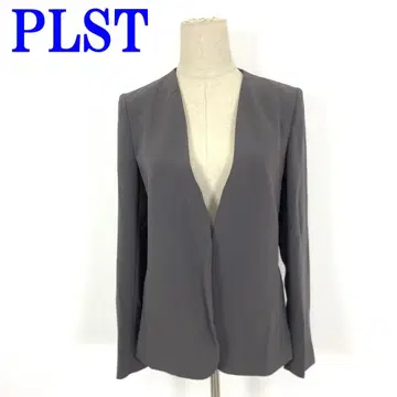 플라스테 노카라 자켓 브라운 트리아세테이트 S C3367