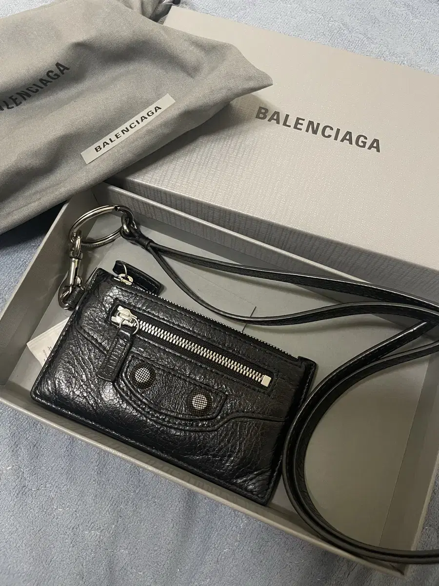 Balenciaga Le Cagole Keyring Card Wallet