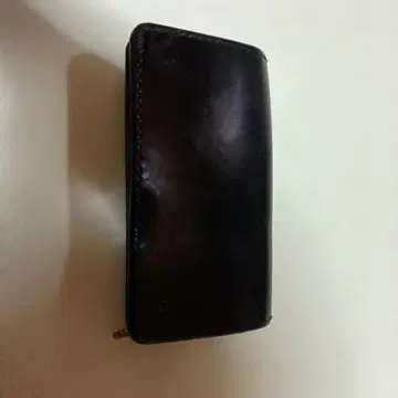 가죽 문어 블랙 가죽 접이식 지갑