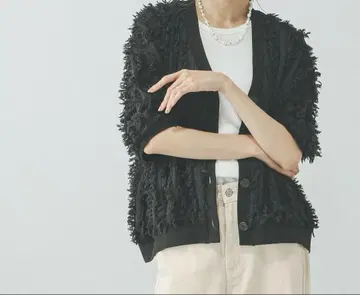 이번 시즌 글로벌 워크 자카드 프린지 가디건