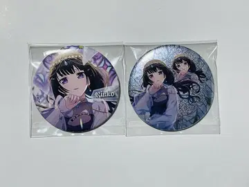Roselia 캔뱃지 흰금린코 노멀 홀로 2개 세트